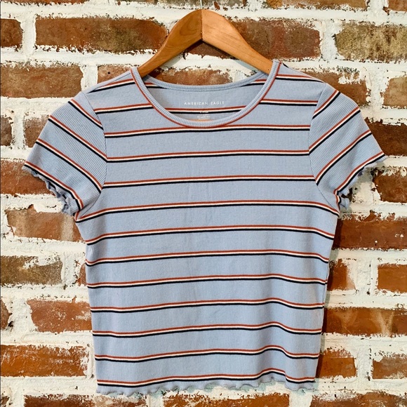 Lettuce Edge Crop Top - Picture 1 of 3